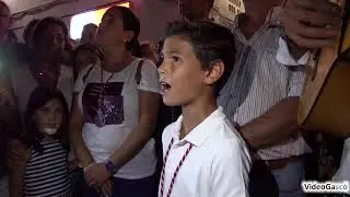 Venida de Montemayor  Moguer  2019,con 8 añitos.
