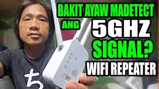 Wifi Repeater 4 antenna ayaw ma detect ang 5G Ghz Signal?