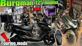 suzuki burgman 125 modified | Burgman Per Top Box 📦? | Burgman Sofa Seat 💺