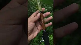 Joran tegek custom micro fishing ruas pendek dari Yannuo dikombinasikan dengan reel tokos metal d30