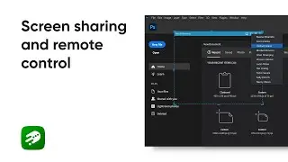 How to use screen sharing and remote control in Virola Corporate Messenger