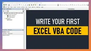 Write your FIRST Excel VBA Code