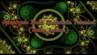Учебное пособие по созданию базовой мандалы Apophysis (с использованием Julian)