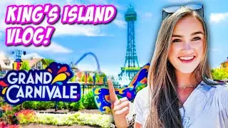 Visiting KING'S ISLAND Theme Park! | Roller Coasters, Food & Fun!