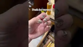 #nails #nailart #metalnails #silvernails #jewelry