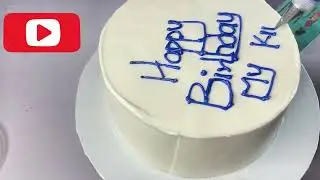 Perfect icing for cake writing