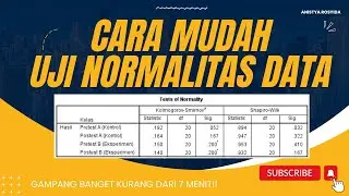 Cara Uji Normalitas Data Pretest dan Postest pada Kelas Kontrol dan Eksperimen dengan SPSS