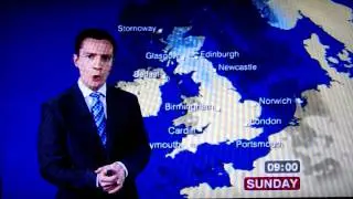BBC Weather  Blooper February 18th 2012
