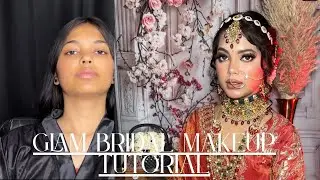 Full Glam bridal makeup tutorial✨step by step makeup by @makeupbypreetisinha #youtuber #viralvideo