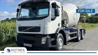 For Sale - New Stock From Sotrex: Volvo FE 320 6 X 4 Concrete Mixer