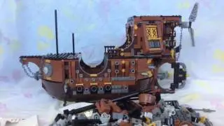 Lepin Lego metal beards sea cow pirate ship build and review