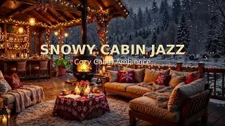 🔥 Cozy Winter Reading Nook ❄️ Fireplace Sounds & Soft Jazz Ambience for Reading, Relaxing, Studying