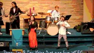 Jinmay San & Emo Naing duet song at Seattle Myanmar Communities Churches Combine Worship Service
