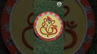 Diy Ganesha Lippan Art #diy #youtubeshorts #lippanart