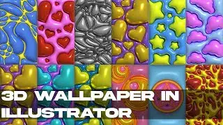3D WALLPAPER IN ADOBE ILLUSTRATOR