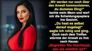 „Nur über den Anwalt“, lachte mein Mann. Doch er wusste nicht, wer ich wirklich war…