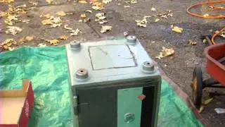 How to open safe with lost combination, key, re-purpose repair reuse, part 1 of 3 safe cracking