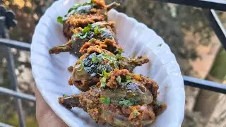 महाराष्ट्रीयन पद्धतीने चमचमीत भरलेले मसाला वांगे| खाल्यानंतर चव विसरणार नाही |#sayliskitchen 