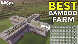 How to Build Easy Automatic Bamboo Farm Minecraft 1.21+ | Java & Bedrock Edition