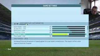 FIFA 16 Slider Settings
