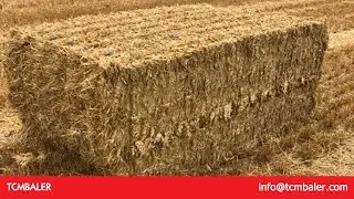 Corn straw baler