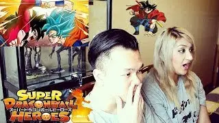 Super Dragon Ball Heroes Episode 1 REACTION - GOKU SSJ BLUE VS GOKU SSJ4 - JenXus React