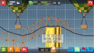 Build a Bridge Level 30 Android 3 star Walkthrough