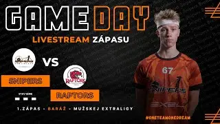 MEX: 1. zápas Baráže EXEL Snipers Bratislava - FBK Raptors