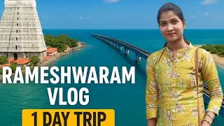 Rameshwaram vlog 1 day Trip| #travel #vlog #trending