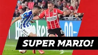 MARIO G&Ouml;TZE NUTMEG 🥜😱 & assist on GAKPO | HIGHLIGHTS PSV - Real Sociedad (link in description)