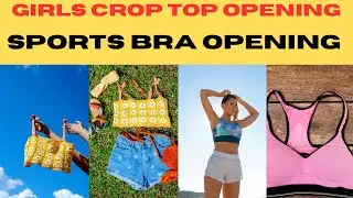 Crop Top Sports Bra दोनो ही एक बेल में A One Brand बहुत है #kapdamarket #surplusclothesmarket #reels