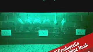 HCProductsCo  Acrylic Led Wine Rack