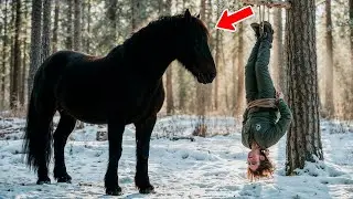 Un Caballo Gigante Halló a una Guardabosques Colgada — Y Lo Que Pasó Después Desafió Toda Lógica