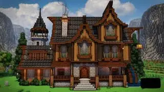 Minecraft How to build a survival wooder house tutorial (Easy) #minecraft #house #gaming #games  