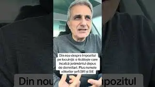 Impozitul pe locuință, o ticăloșie. Minciuna cu “a zis UE”.