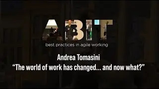 Andrea Tomasini - The world of work has changed&hellip; and now what?