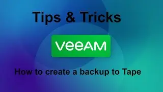 Советы и рекомендации по Veeam 12: как создать резервную копию на ленточном носителе