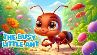 The Busy Little Ant 🐜✨ song for kids| nursery rhymes| sing along! 😍