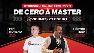 🚀 &ldquo;EL DESAF&Iacute;O DE 0 A MASTER CON APPSFIT&rdquo;  23-01-2026