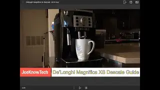 How to Descale Delonghi Magnifica XS Espresso Machine