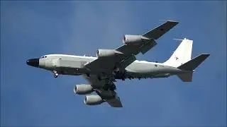 Ascot 7299 ZZ666 Rivet Joint RC-135 on the Approach to RAF Waddington, 2nd November 2025