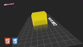 3D Camera Perspective on Cube made in HTML CSS @jmc23id