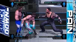WWE Here Come The Pain PS2 Walkthrough 100% Part 4 as The Undertaker/Biker