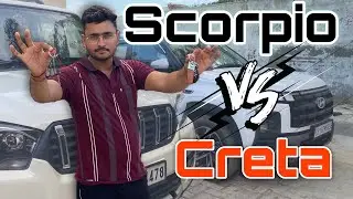 Mahindra Scorpio classic Vs Hyundai Creta S 2024 || Dhamakedar comparison Scorpio classic vs Creta🫣