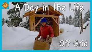 An Off-Grid Winter&rsquo;s Day | A Day in the Life Living Off the Grid in the Mountains of Colorado