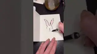 How to Draw an Easter Card #bunny #easterbunny #howtodraw #drawingtutorial #eastercard #eastercrafts