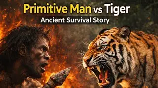Primitive Man vs Tiger | Ancient Survival Story
