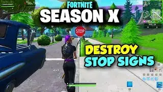 Season X Road Trip Challenge: Destroy 10 stop signs with the Catalyst outfit