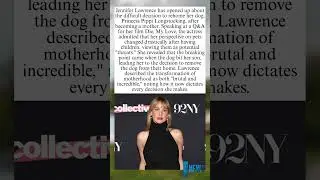 Jennifer Lawrence Reveals She Rehomed Her Dog After It Bit Her Son  Thu News ⚡