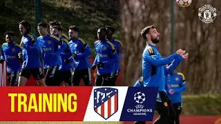 United prepare for Champions League second leg showdown | Manchester United v Atletico Madrid